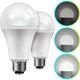 LED Bulb 3-way LED Bulb 120W Equivalent 3-Level Brightness A19 Bulb Warm Light 3000K White 6000K E27 E26 Base LED Lamp Floor Lamp Table Lamp Pendant Lamp