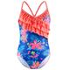 Girl's Swimsuit Big Girl's Ruffled One-Piece Swimsuit Quick Drying Children's Swimsuit