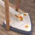 New Iengthened Triangular Mop 360-Degree Telescopic Rotatable Adjustable Floor Cleaning Mop Absorbent Wet And Dry Dual-use Clean