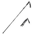 Adjust 5-section Trekking Pole Aluminum Alloy Foldable Ultra-light Telescopic Outdoor Hand-carrying Hiking Sticks Fold Trekking Poles Camping Portable Walking Hiking Stick Walking Stick