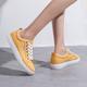 Men's Women's Sneakers Canvas Shoes Plus Size Comfort Shoes Office Daily Solid Color Summer Tassel Flat Heel Round Toe Fashion Sporty Casual Walking Canvas Lace-up Black Yellow Blue