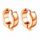 stainless steel hoop earrings for men women 18k gold plated hypoallergenic cuff earrings hoop huggie ear piercings silver