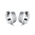 stainless steel hoop earrings for men women 18k gold plated hypoallergenic cuff earrings hoop huggie ear piercings silver