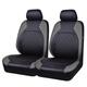 Universal PU Leather Car Seat Covers Set, Full Coverage Car Seat Protector Covers Fit For Cars, Trucks, SUVs