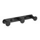 Robe Hook Wall Mounted with 3 or 4 or 5 or 6 Hooks New Design Stainless Steel Bathroom Painted Finishes Black 1pc