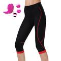 21Grams Women's Cycling 3/4 Tights Bike 3/4 Tights Mountain Bike MTB Road Bike Cycling Sports 3D Pad Breathable Quick Dry Moisture Wicking Pink Red Spandex Clothing Apparel Bike Wear