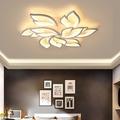 Modern Acrylic Ceiling Lamp 27.3 inch 65W LED Maple Leaf Flower Design Adjustable Light Branch Chandelier Embedded Installation Chandelier Lamp Suitable for Living Room Bedroom and Restaurant