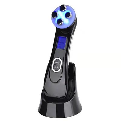 RF Beauty Device 5 In 1 Import Wrinkle Acne Removal Microcurrent Facial Lifting Machine 6 Color Light Therapy Radio Frequency Multifunction Instrument