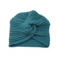 Muslim Inner Hijab Caps Bohemia Turban Cross Wrap Head Indian Hat Knitting Hijab Bonnet Turbante Cap for Women Wear