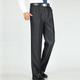 Men's Dress Pants Trousers Casual Pants Pleated Pants Pocket Plain Comfort Warm Wedding Business Casual Cotton Blend Retro Vintage Classic Black Blue High Waist Stretchy