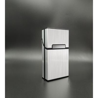 Aluminum Alloy Cigarette Case, 20-Capacity, Moisture and Crush Resistant, Unique Men's Gift, Metal Aluminum Alloy Construction Stylish Creative