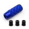 Universal 9.5cm Non-Slip Aluminum Knurled Shift Knob - M8 M10 M12 GM Manual Transmission - Matte JDM Shift Lever Knob