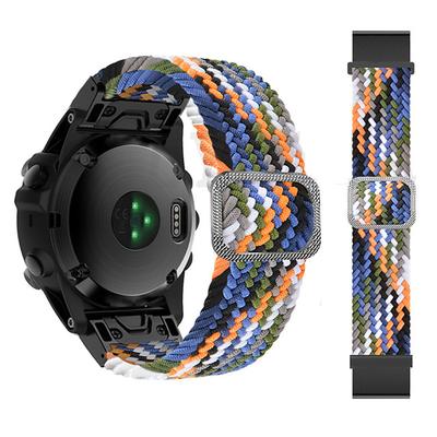 Watch Band for Garmin Fenix 7 7X 6 6X Pro Epix Pro 47mm 51mm Instinct 2X Approach S70 47mm S62 S60 Forerunner 955 945 Epix Marq Descent Quatix 22mm 26mm Nylon Replacement Strap 22mm 26mm Braided