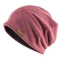 Men's Beanie Hat Black Red Cotton Mesh Knitted Modern Contemporary Daily Wear Vacation Solid / Plain Color Lightweight Materials Convenient