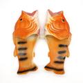 Men Fish Sandals Fish Slippers Funny Creative Fish-Shaped One-Word Slippers Couple Summer Outdoor Beach Shoes Tide Star