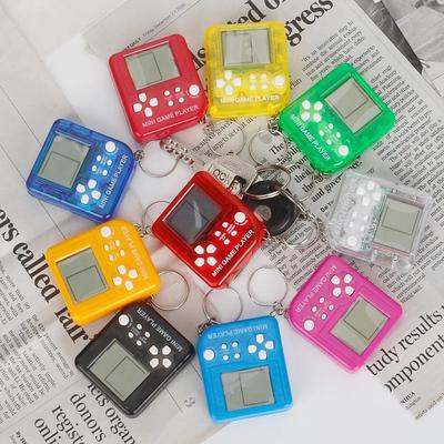 Handheld Retro Game Console Pocket Mini Classic Game Machine Children's Handheld Retro Nostalgic Game Console with Keychain Hamster Video Game 26 Games Gift