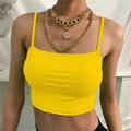 Women's Wireless Bras Padded Bras Sports Bras Fixed Straps Full Coverage Scoop Neck Breathable Running Pure Color Pull-On Closure Sport Date Casual Daily Polyester Sexy 1PC Green White / 1 PC