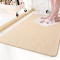 Shower Mat for Inside Shower, Loofah Bath Mat Non Slip Anti Mould Antibacterial Soft PVC Bathtub Mat for Bathroom Wet Shower Areas