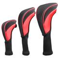 3pcs Golf Club Cover Golf Fan Product Golf Club Cover Driver For Protection Cover Long Neck Anti-friction Club For Head Golf Club Headcover Driver Wood Set Golf Club Covers For Woods And Hybrids Golf