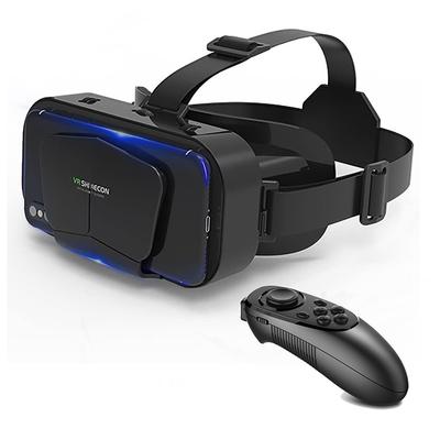 VR Headset Without Remote Control Compatible iPhone Android Phones in 3.5-7.2 Screen Lightweight Adjustable HD 3D Virtual Reality Glasses