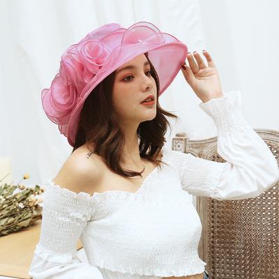Women's Hat Sun Hat Portable Sun Protection Comfort Outdoor Dailywear Holiday Pure Color Floral Floral