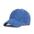 Men's Baseball Cap Black Yellow Corduroy Two tone Neutral Daily Stylish Street Dailywear Weekend Pure Color Portable Comfort Fashion