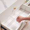 Transparent household drawer divider underwear socks retractable divider multi-functional storage and finishing divider