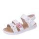 Girls' Sandals Daily Casual PU Shock Absorption Breathability Non-slipping Princess Shoes Big Kids(7years ) Little Kids(4-7ys) Toddler(2-4ys) School Outdoor Exercise Beach Flower White Yellow Pink