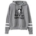 Wednesday Addams Addams family This is my Happy Face Hoodie Anime Cartoon Anime Graphic Hoodie For Couple's Men's Women's Adults' Hot Stamping Casual Daily