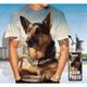 Custom Pet T Shirt for Men Design Your Own Add Your Dog Cat Custom Personalized All Over Print Tee Custom Gifts