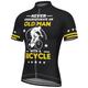 21Grams Men's Cycling Jersey Short Sleeve Bike Jersey Top with 3 Rear Pockets Mountain Bike MTB Road Bike Cycling Breathable Moisture Wicking Soft Quick Dry Black Yellow Blue Graphic Old Man Polyester