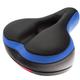 Most Comfortable Bicycle Seat, Bike Seat Replacement with Dual Shock Absorbing Ball Wide Bike Seat Memory Foam Bicycle Gel Seat