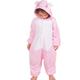 Kid's Kigurumi Pajamas Piggy / Pig Animal Onesie Pajamas Funny Costume Flannel Toison Cosplay For Boys and Girls Christmas Animal Sleepwear Cartoon