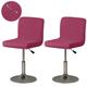 2 Pcs Stretch Bar Stool Cover Pub Counter Stool Chair Slipcover Square Swivel Barstool Shell Chair Cover for Dining Room Cafe Seat Cover Protectors Non Slip