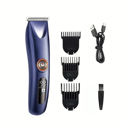 Hair Clipper Cordless Beard Trimmer Shaver Electric T Blade Hair Trimmer Grooming Kit Razor Zero Gap Hair Cutting Kit With Guide Combs