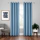 Grey Blackout Curtain 1 Panel Grommet Thermal Insulated Room Darkening Curtains for Bedroom and Living Room