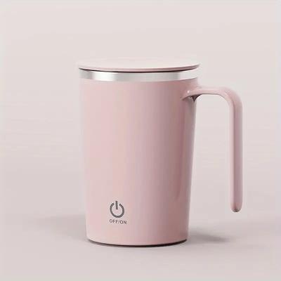 1pc Self Stirring Mug Electric Mixing Cup Magnetic Stirring Cup Rechargeable Auto Magnetic Mug Self Stirring Coffee Mug Rotating Home Office Travel Stirring Cup Suitable For Coffee Milk Cocoa