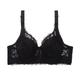 Women's Lace Bras Padded Bras Underwire Bras Detachable Straps 3/4 Cup V Neck Breathable Push Up Lace Pure Color Hook Eye Date Valentine's Day Casual Daily Polyester Sexy 1PC White Black / 1 PC