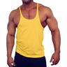 Men's Running Tank Workout Tank Muscle Tank Tops Deep U Sleeveless Yoga Sports Outdoor Casual Activewear Gym Breathable Soft Solid Color Crimped Royal Blue Crimped gray Activewear Cotton Blend