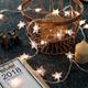 LED String Lights Small Bulb Star 1.5m 10LEDs 3m 20LEDs USB or Battery Operation Garland Fairy Light String for Christmas Wedding Party Home Outdoor Holiday Decoration 1 set