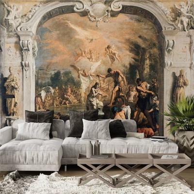 Cool Wallpapers Vintage Wallpaper Wall Mural Medieval Wall Covering Sticker Peel and Stick Removable PVC/Vinyl Material Self Adhesive/Adhesive Required Wall Decor for Living Room Kitchen Bathroom