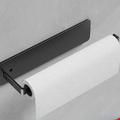 Kitchen Paper Towel Rack Non Perforated Cabinet Roll Paper Storage Rack Kitchen Plastic Wrap Towel Bar Storage Rack