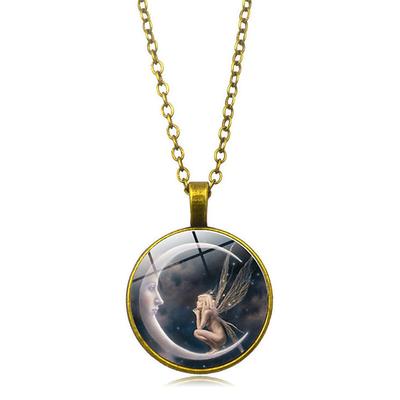 Women's necklace Fashion Street Moon Necklaces