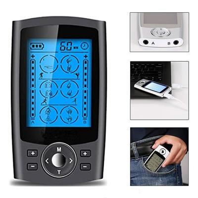 TENS Unit Muscle Stimulator Electronic PMS Pulse Massager Machine for Shock Physical Therapy Back Pain Relief Sciatica and Shoulder Recovery