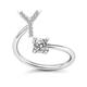 1PC Band Ring For Men's Women's Crystal White Alloy Classic