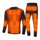 32 Areas Men Women Self Heated Underwear Heating Thermal Shirt Suit Winter Moto Heating Jacket Phone APP Control Temperature USB Thermal Underwear Clothing