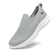 Men's Shoes Loafers Slip-Ons Plus Size Walking Casual Daily Mesh Breathable Loafer Dark Grey Black Light Grey Summer