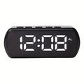 Full-screen Clock Modern Electronic Alarm Clock Living Room Bedroom With USB Charging Clock Smart LED Digital Alarm Clock Shipment With USB Charging Cable