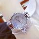 Wrist Watch Quartz Watch for Women Full Diamond Crystal Analog Quartz Glitter Fashion Luxury Bling Rhinestone Bracelet Stainless Steel