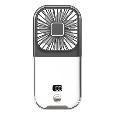 5-in-1 Mini Portable Fan – Foldable Wearable USB Fan with 3000mAh Battery, 4 Speeds for Neck, Handheld, or Desk Use